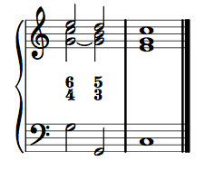 Cadential six-four.